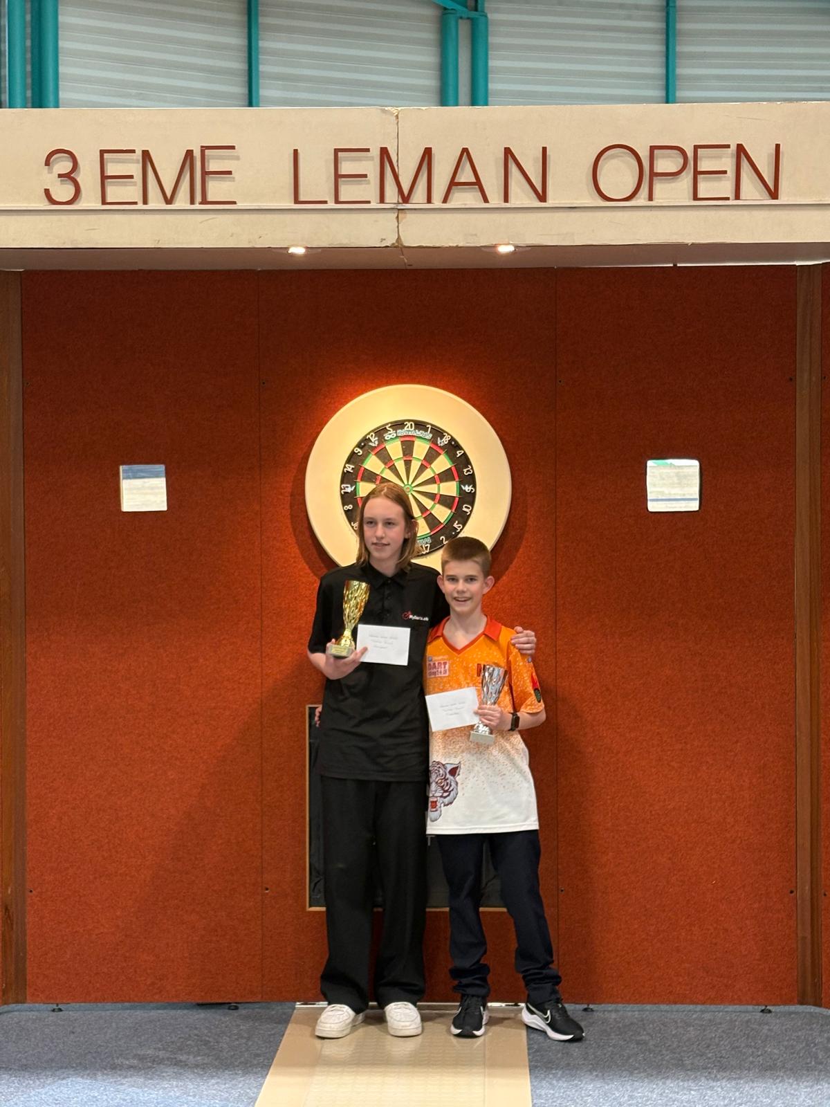 Léman Open 2026 - Jugend Einzel: Mael Bachmann (Sieger) und Nils Kessler (Finalist)
